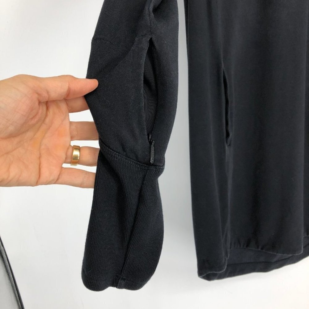 Athleta Black Long Sleeve Balance Sweatshirt Dress size S - Picture 9 of 16